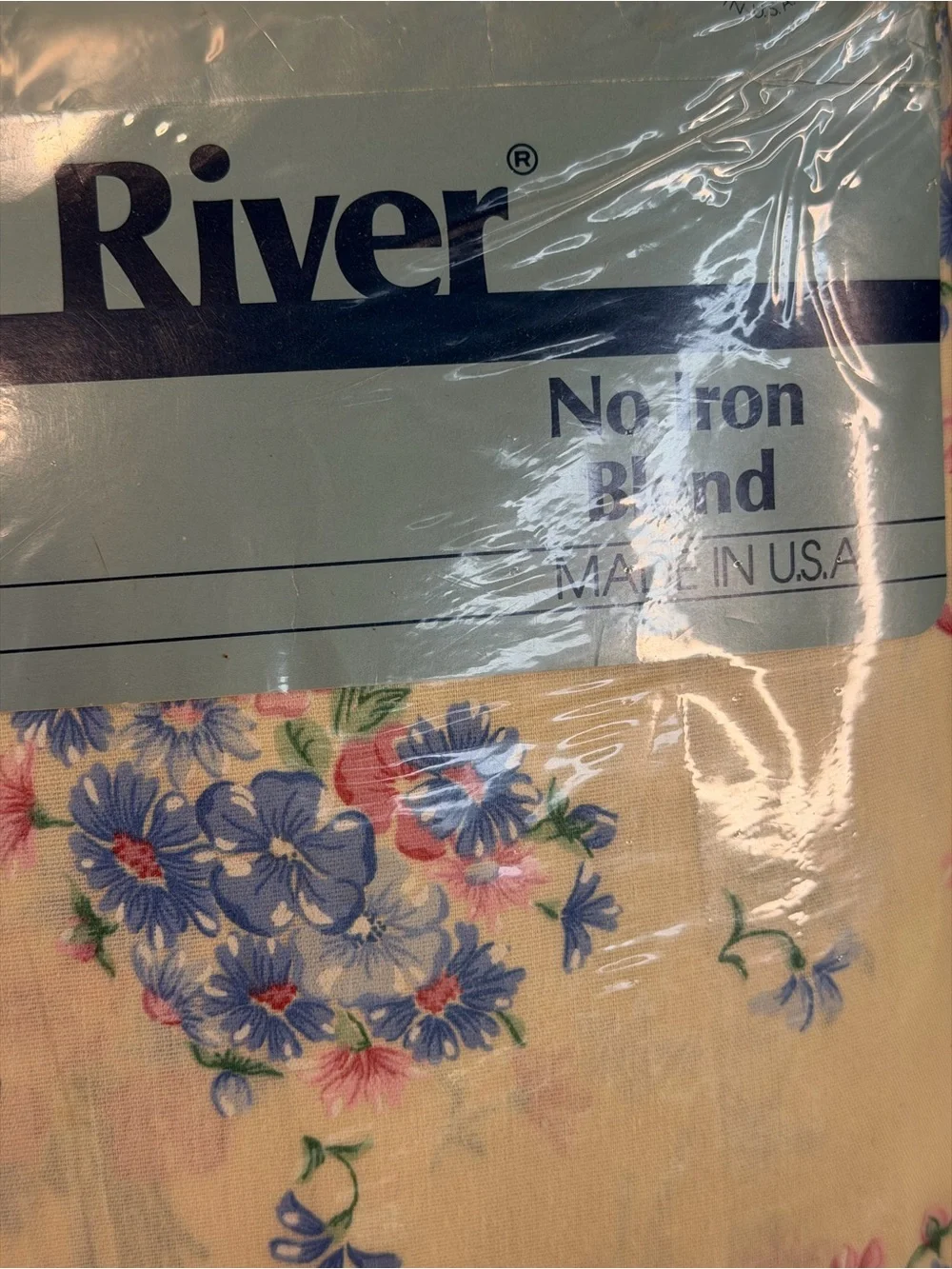 🆕 1987 Dan River Queen sheet set “Louise” floral coquette cottagecore sealed NOS